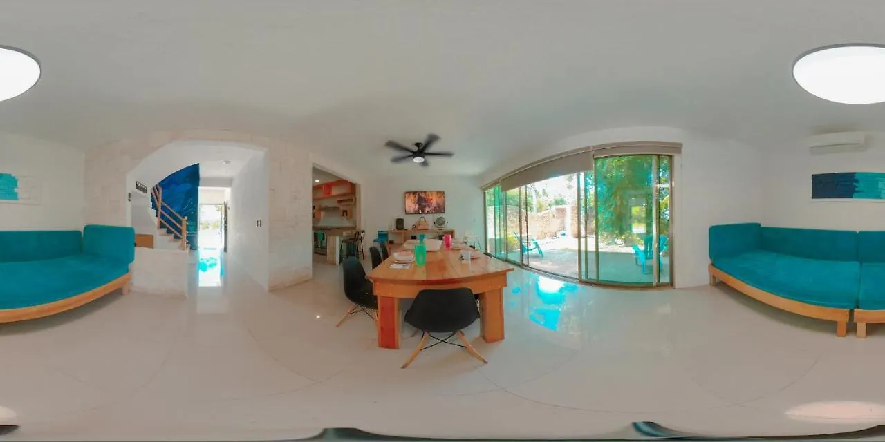 Villa Selvatica Con Piscina Privada En Playa Del Carmen