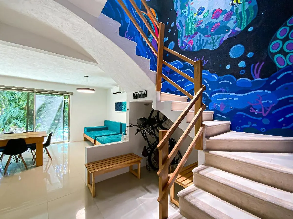 Villa Selvatica Con Piscina Privada En Playa Del Carmen